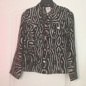 Zebra Print Coat